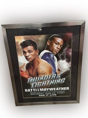 2005 Vintage Arturo Gatti vs Floyd Mayweather Jr OFFICIAL Boxing Poster 25x31